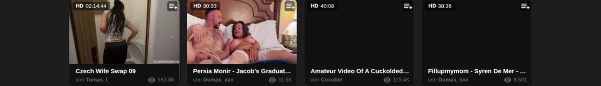 Beliebte Videos auf der Startseite.